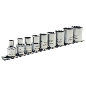 BOX 3/8" DR 12 PANS SAE (9 PCS)