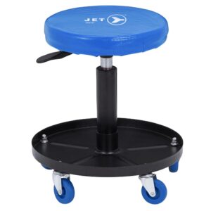 TABOURET DE MÉCANO À ROULETTES 2 ½PO CAP.300LBS (JET)