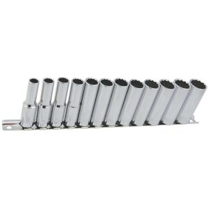 BOX 3/8" DR PROFOND 12 PANS métrique (12 pcs)