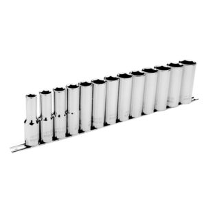 BOX 1/2" DR PROFOND 6 PANS MÉTRIQUES (13 PCS)