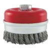 Brosse boisseau ceinturée 4" x 5/8 x 11nc acier