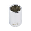 Box Prise de 1/4" x 10mm régulier chromé - 12 pans