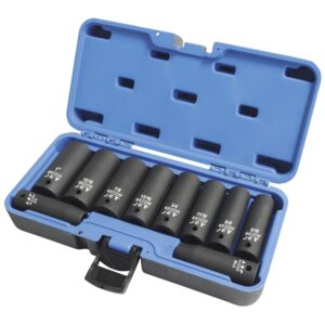 BOX À CHOC 1/2" DR PROFOND 6 PANS SAE (10 PCS)