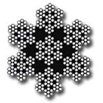 CÂBLE GALV. 1/16" 7 X 7 (PIED)