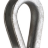 COSSE DE CÂBLE 1/4" GALVANISÉ