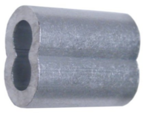 MANCHON OVAL ALU. 3/8" HG (DOUBLE)