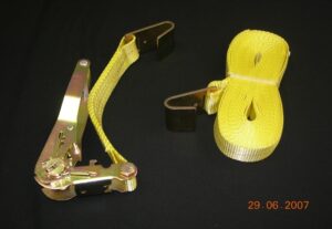 STRAP 2" X 30' A/CROCHET PLAT J WLL 3335 LBS