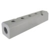 BARRE DE DISTRIBUTION EN ALU.1/2NPT X (5) 1/4NPT