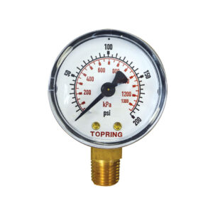 MANOMÈTRE 2" -1/4NPT 0-200
