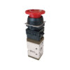 VALVE BOUTON CHAMPIGNON 5/2 1/4 NPT OPTIMA