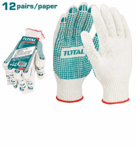 GANTS TRICOTÉS & POIS (PQT 12)