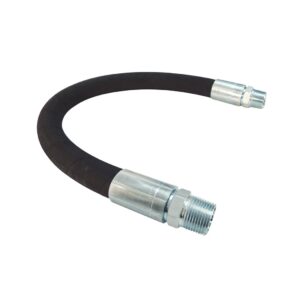 TUYAU CAOUTCHOUC 48" X 3/4 (M) NPT ANTI VIB. NOIR (TOPRING)
