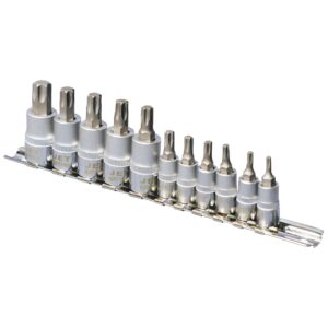 BOX 1/4 & 3/8" DR NON INVIOLABLE EMBOUT TORX (11PCS)