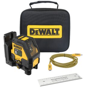 NIVEAU LASER MULTILIGNES VERTES RECHARGEABLE (DEWALT)
