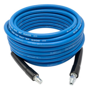 BOYAU BLEU LAVEUSE À PRESSION 1/4" X 75' ASSEMBLÉ