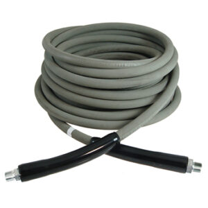BOYAU 3/8" X 100' À EAU GRIS TRESSÉ ASSEMBLÉ