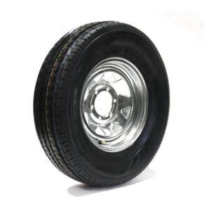 PNEU RADIAL ET JANTE ST225-75R15  6 PLY 6T GALV.