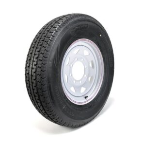 PNEU RADIAL ET JANTE ST235/80R16 10 PLY 8T BLANC