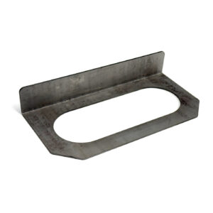 SUPPORT DE LUMIÈRE OVALE MÉTAL 6-1/2"