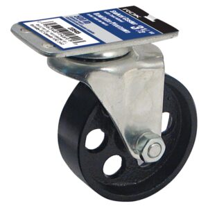 ROUE 3-1/2" PIVOT EN FONTE CAP.500LBS (ROK)