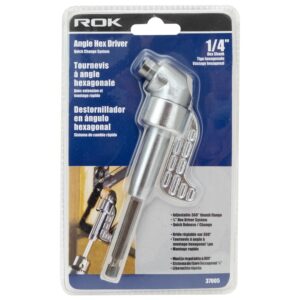 TOURNEVIS À ANGLE HEXAGONALE TIGE 1/4" (ROK)