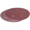 SABLÉ DISQUE 5" 8 TROUS  GR 40 (10 PCS) ROK