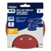 SABLÉ DISQUE 5" 8 TROUS  GR 240 (10 PCS) ROK