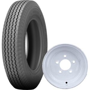 PNEU ET JANTE 570-8 6 PR 5T BLANC