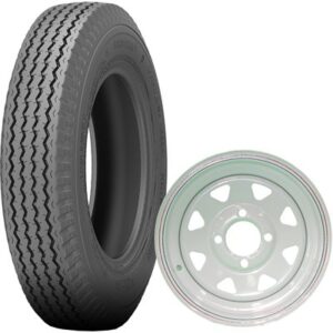PNEU ET JANTE 480-12 6PR 4T BLANC