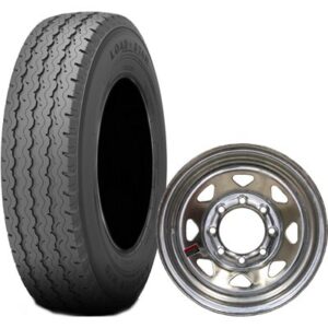 PNEU ET JANTE 235/85-R16, 8T GALV.RALLY KENDA