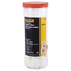 ATTACHES DE NYLON MULTI-USAGE (650 PCS) SHOPRO