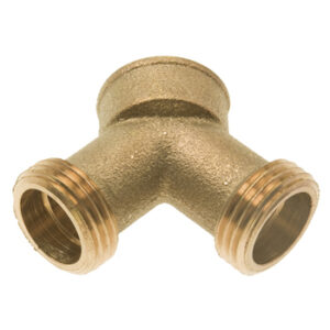 CONNECTEUR Y BRASS POUR HOSE À EAU