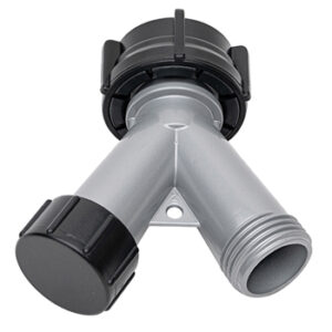RACCORD Y POUR 2 TUYAUX  ZINC (GILMMOUR)