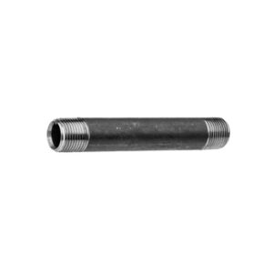 NIPPLE 3/8 " X 4" (STAND.BLACK PIPE)