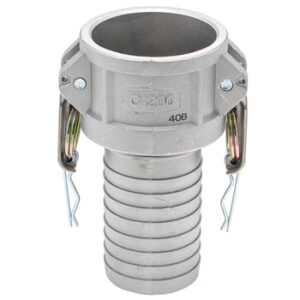 CAM LOCK ALUM. FEM 6" PART C (SHANK COUPLER)