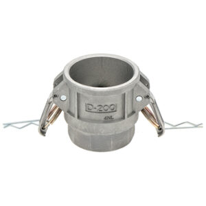CAM LOCK ALUM. FEM. 6" PART D (COUPLER)