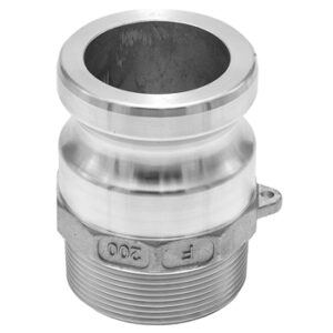 CAM LOCK ALUM. MÂLE 6" PART F (ADAPTEUR)