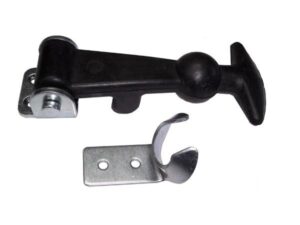 ATTACHE CAPOT 5'' ZINC EN CAOUTCHOUC