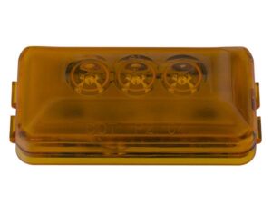 FEUX DE GABARIT LED AMBRE 3 DIODES 2-1/2'' X 1-1/4''
