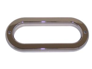 PROTECTEUR CHROMÉ OVAL 2-1/4'' X 6-1/2''