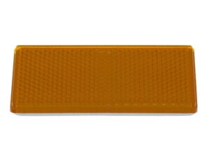 RÉFLECTEUR ADHÉSIF AMBRÉ 1-7/16'' X 3-3/16'' (PQT 2)