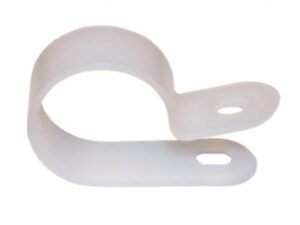 FIXATION EN NYLON 3/4 X 1/2" BLANC