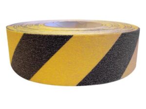 RUBAN ADHÉSIF ANTI-DÉR. NOIR ET JAUNE 2''X60FT