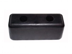 BUTOIR 7-3/4" L X 3" LA X 3-1/4" H TROUS 3-5/16" CAOUT.