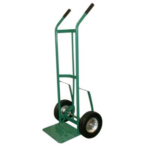 CHARIOT AVEC POIGNÉE VERT (SHOPRO)