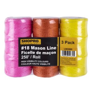 CORDE DE MAÇON #18 X 225' (3/PQT)
