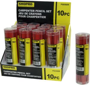 CRAYON DE CHARPENTIER (10 PCS)