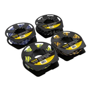 CORDE TRESSÉE POLY + ENROULEUR,1/4 X 50' (SHOPRO)