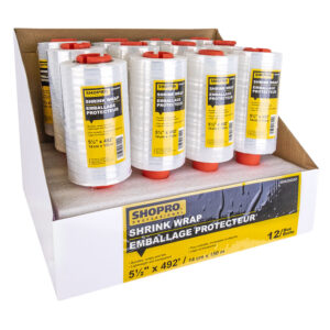 ROULEAU D'EMBALLAGE 5-1/2" X 492' CLAIR