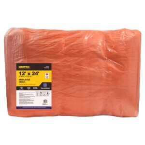 BÂCHE ISOLÉE ORANGE 12' X 24' 8 FILS (SHOPRO)